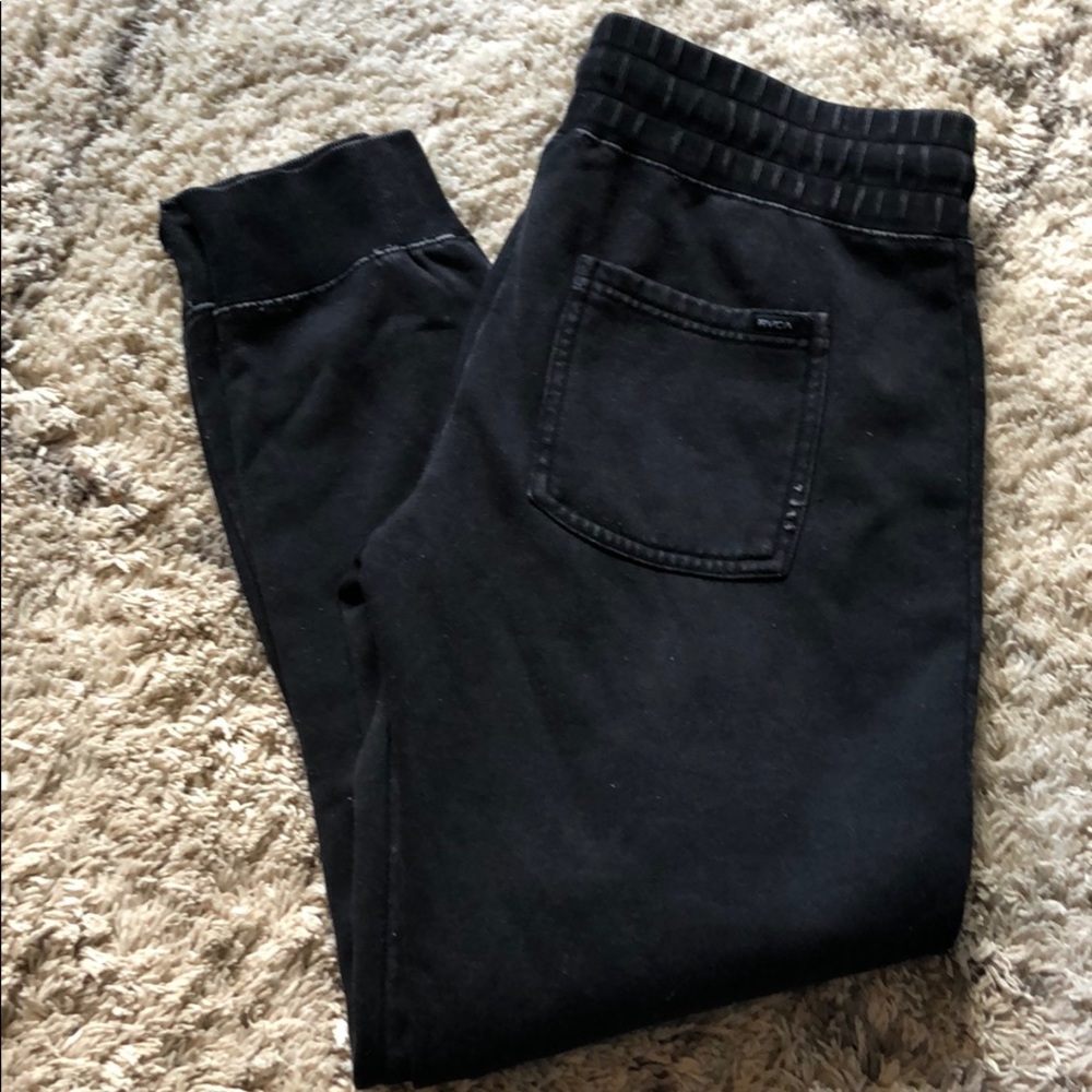 black joggers